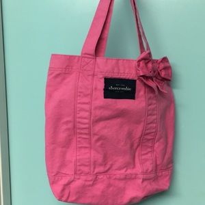 Abercrombie pink tote bag
